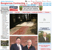 Tablet Screenshot of bongiornoscontracting.com